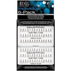 Gluten Free False Eyelashes Ardell Pack de pestañas postizas Individuales Duralash Knot-free Naturals: Medium Black