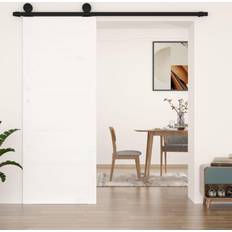 White External Door vidaXL Barn White 80 1.8 x 204.5 cm External Door (x210cm)