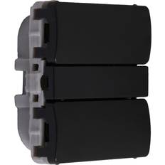 Hue kompatibel zigbee batteritryk Smartkontakten Zigbee batteritryk XL til Fuga, Hue kompatibel, uden ramme Sort