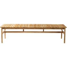 FDB Møbler Arredamento da Giardino e per Esterni FDB Møbler M10 Sammen Gartenbank 3-Sitzer 185.1 x 45.1 x 50 cm Natur/Geölt Panchina da Giardino