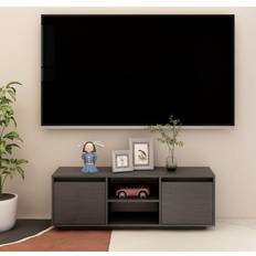 vidaXL Tv-skab 110x30x40 massivt fyrretræ TV-bord 110x40cm