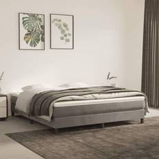 vidaXL Pocketresårmadrass ljusgrå 160x200x20 Topmadras