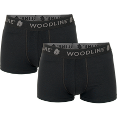 Woodline Boxer Shorts 2-pack - Black