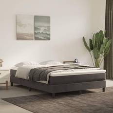 vidaXL Pocketresårmadrass mörkgrå 140x200x20 Topmadras