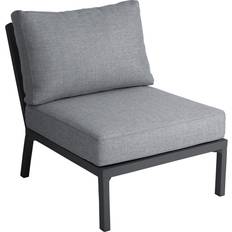 Grå Modulsofaer Brafab Samvaro mittdel låg antracit Modulsofa