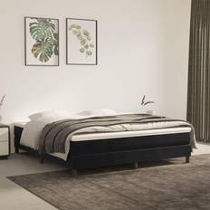 Senge & Madrasser vidaXL Pocketresårmadrass svart 160x200x20 Topmadras