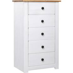 VidaXL Chest of Drawers vidaXL Sideboard White Pine Panama Chest of Drawer