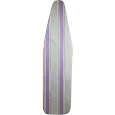 HOMZ HOMZ Premium Ironing Board Cover with Pad in Purple/Gray Stripes
