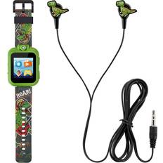 Smartwatches iTouch Playzoom Kid's Green Dinosaur Rockstar 42mm with Earbuds Gift Set