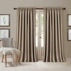 Curtains & Accessories Elrene Home Fashions All Blackout Rod Pocket52x84"