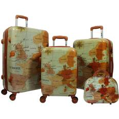 4 set luggage Traveler Europe Spinner Luggage Set