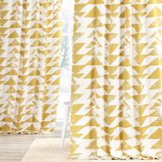 Exclusive Fabrics & Furnishings Triad Gold Geometric Rod Pocket