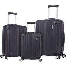 Rockland Suitcase Sets Rockland Berlin Hardside Expandable Spinner Wheel Luggage