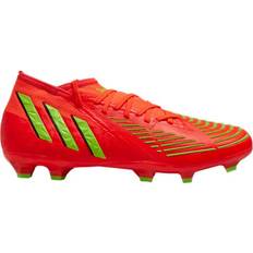 Damen - Rot Fußballschuhe Adidas Predator Edge.2 Firm Ground Cleats - Solar Red/Solar Green/Core Black