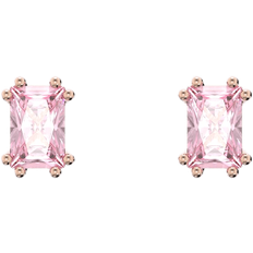 Swarovski Ohrringe Swarovski Rectangle Stilla Stud Earrings - Rose Gold/Pink