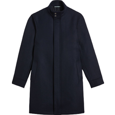 Men - Polyamide Coats Ted Baker Icomb Funnel Neck Overcoat