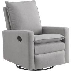 Steel Sitting Furniture Oxford Baby & Kids Uptown Upholstered Swivel Glider & Recliner Nursery Chair