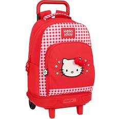 Ruota Singola Bagagli a mano Hello Kitty Trolley Per La Scuola Spring Rosso