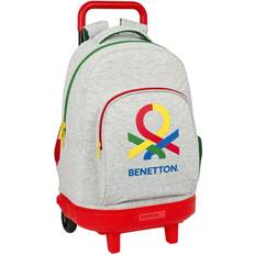 Economico Valigie Benetton Trolley Per La Scuola Pop Grigio