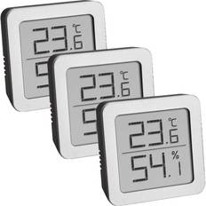 Thermometers & Weather Stations TFA Dostmann Thermo Hygrometer Silver Black