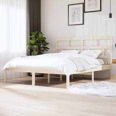 Beds & Mattresses vidaXL Brown Bed Frame 180 x 200 cm