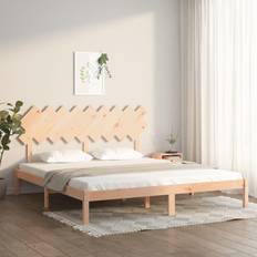 180cm Strutture letto vidaXL Giroletto 180x200 cm Super King in Legno Massello - Marrone