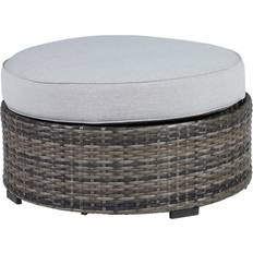 Gray Outdoor Stools Ashley Signature Design Harbor Court