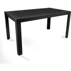 Black Outdoor Dining Tables Leisuremod Mace Collection