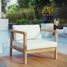 Natural Patio Chairs modway Bayport Collection EEI-2695-NAT-WHI