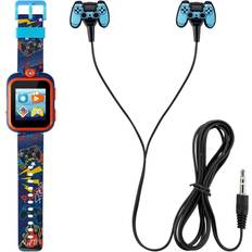 Smartwatches iTouch Playzoom Kid's Dark Blue Orange Game station Touchscreen Smart 42mm with Earbuds Gift Set