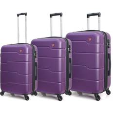 Purple luggage sets Dukap Rodez Hardside Spinner - Set of 3