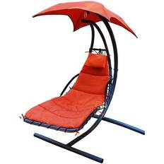 Orange Outdoor Hanging Chairs Algoma Cloud 9