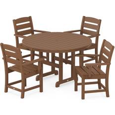 Patio Dining Sets Polywood Lakeside Arm Patio Dining Set