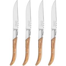French Home French Home Laguiole 4-Piece Olive Wood Steak Knife Set Knife Set