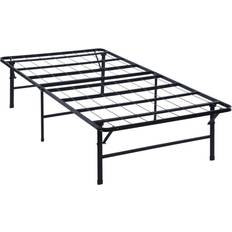 Extra long twin bed frame Benjara Adel Extra Long Twin Profile