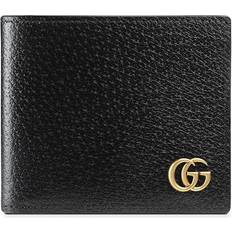 GG Marmont Leather Bi-Fold Wallet - Black