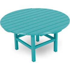 Blue Outdoor Side Tables Polywood Classic Recycled Outdoor Side Table