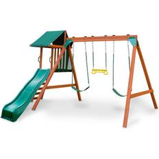 Plastic Playground Swing-N-Slide Ranger Plus Swing Set