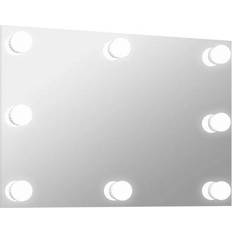 vidaXL LED Lighting Veggspeil 60x40cm