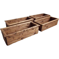 Charles Taylor Medium Trough Planter 4-pack 41x83x32cm