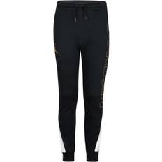 Nero Pantaloni in Pile Nike Jordan Holiday Shine Fleece Pants - Black (95C019-023)