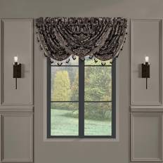 Valances on sale Queen Street New York Windham Waterfall Window Valance, 49"