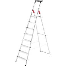 Hailo 532078 Escalera de tijera de peldaños planos de