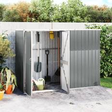 VidaXL Tuinhuizen vidaXL Tuinschuur 225 x 89 x 161 cm Gegalvaniseerd Staal Grijs