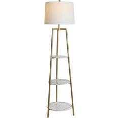 Guld Golvlampor Dkd Home Decor Gyllene Metall Golvlampa
