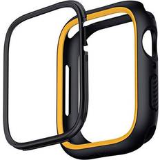 Apple watch se midnight 40 Uniq Moduo Coque Apple Watch avec Lunette interchangeable Apple Watch 4-9 SE 40/41 mm Midnight (Black/Mustard) Multicolore