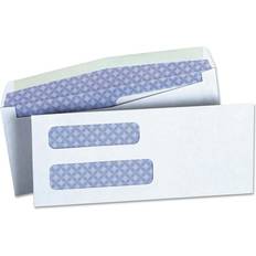 White Window Envelopes Universal Double Window Check Envelope #8 5/8 500-pack