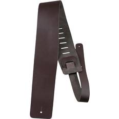 Perri's 3.5" Basic Leather Guitar Strap Brown 39 To 58 In