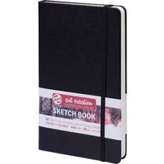 Schwarz Skizzen- & Zeichenblöcke Talens Art Creation Sketchbook Black 13x21cm 140g 80 sheets