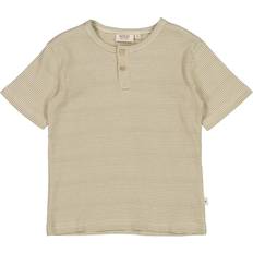 Wheat Lumi T-shirt - Warm Stone Stripe (2100h-123-1097)